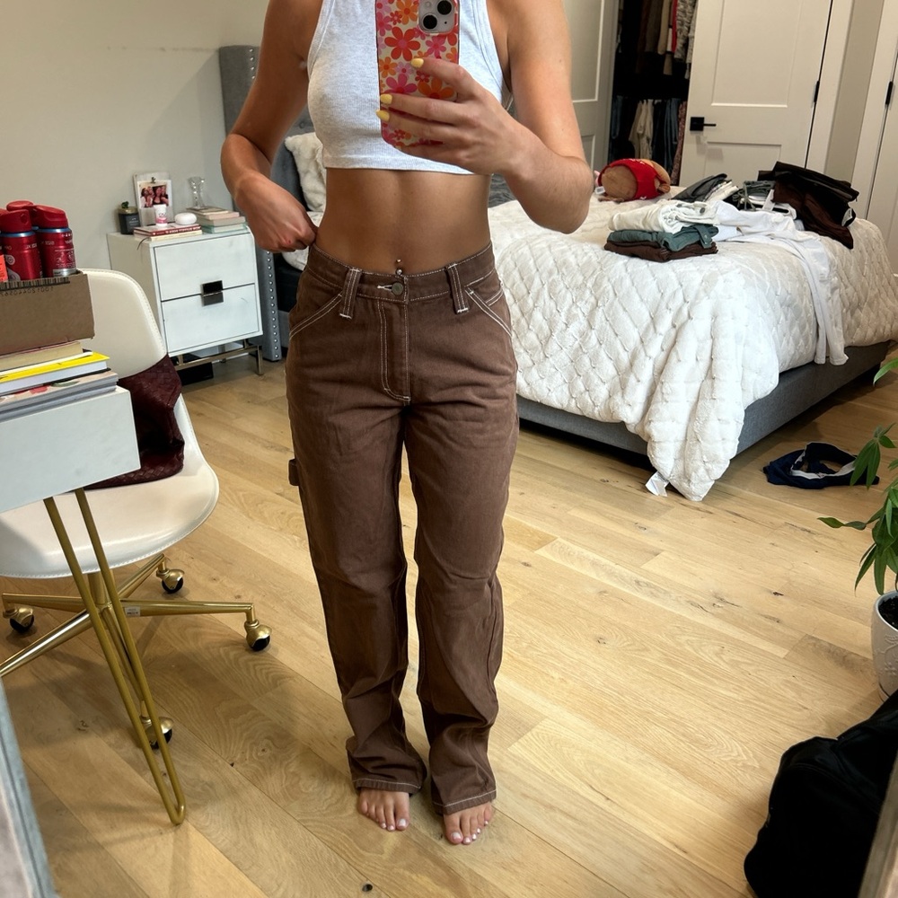 Brown Cargo Pants